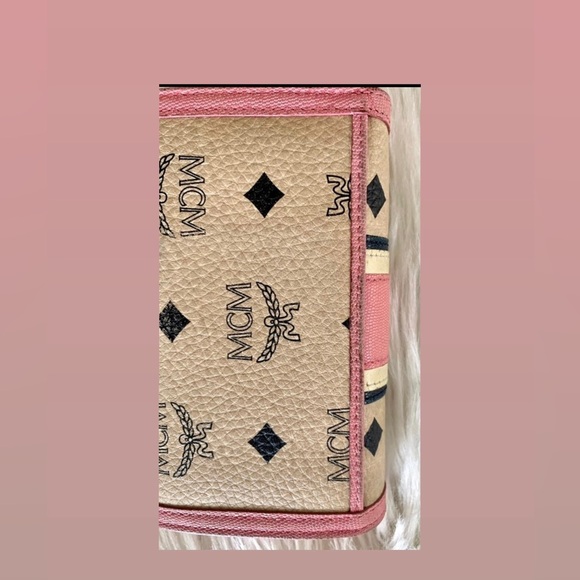 MCM Multicolor Visetos Coated Canvas & Leather Short Wallet w/box/dustbag/card - Picture 4 of 15